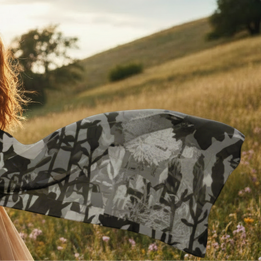 Amazing Grey: Cotton Mulmul Scarves