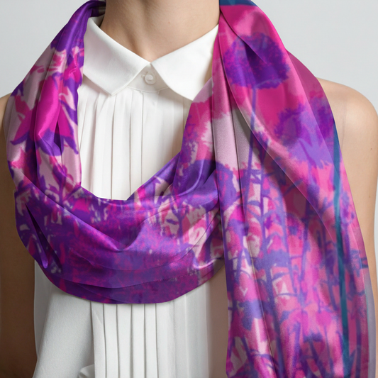 Fuchsia: The Square Scarves