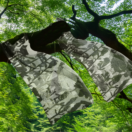 Amazing Grey: Long Cotton Mulmul Scarf