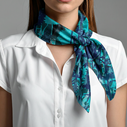 Teal: The Square Scarves