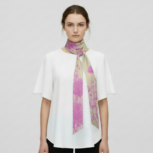 Prairie Pink: The Skinny Scarf
