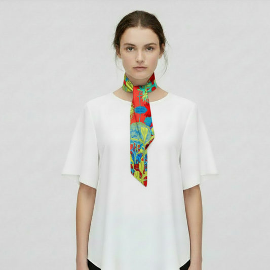 A’ ghrian Dearg: The Twilly Scarf