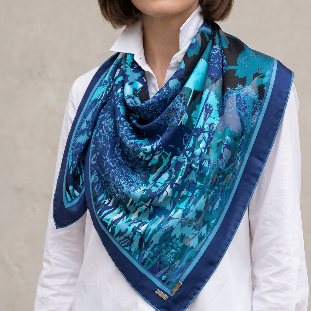 Teal: The Square Scarf