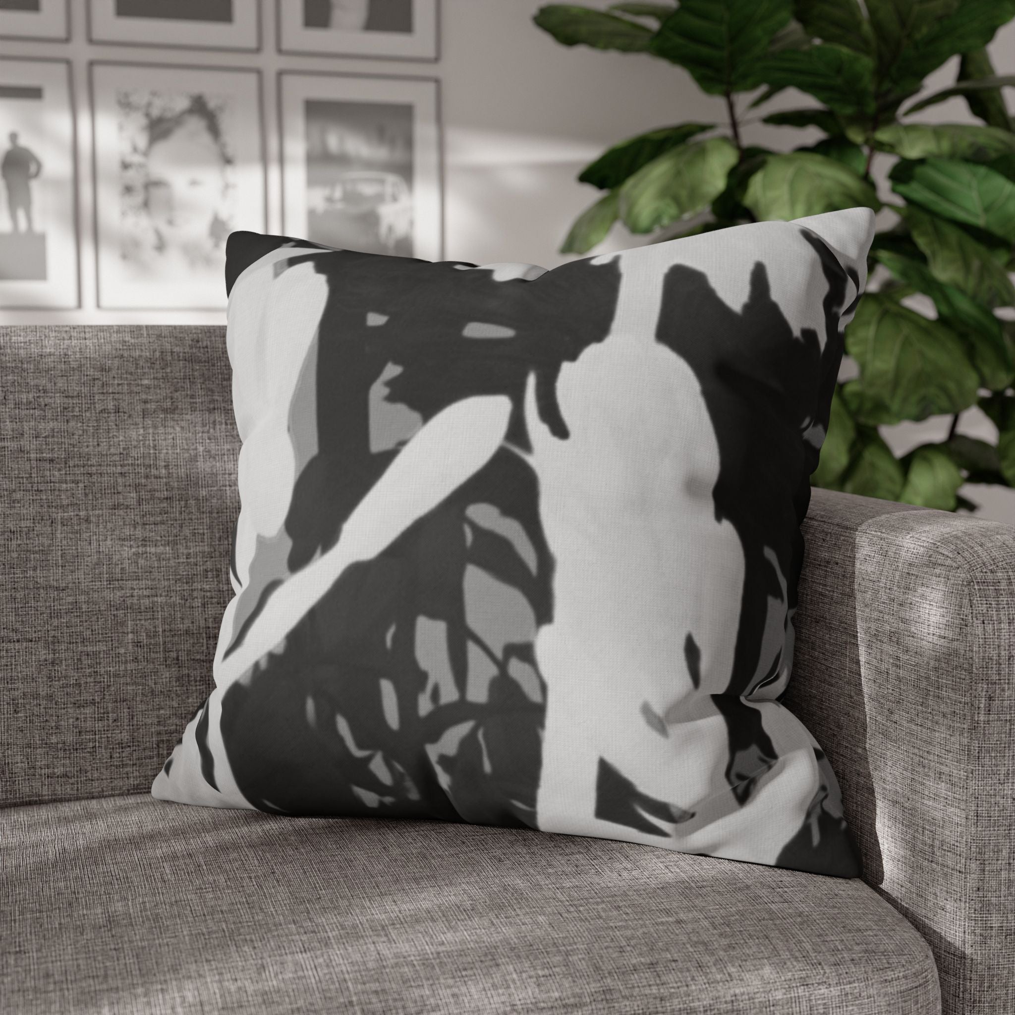 Modish Monochromes: Pillowcase