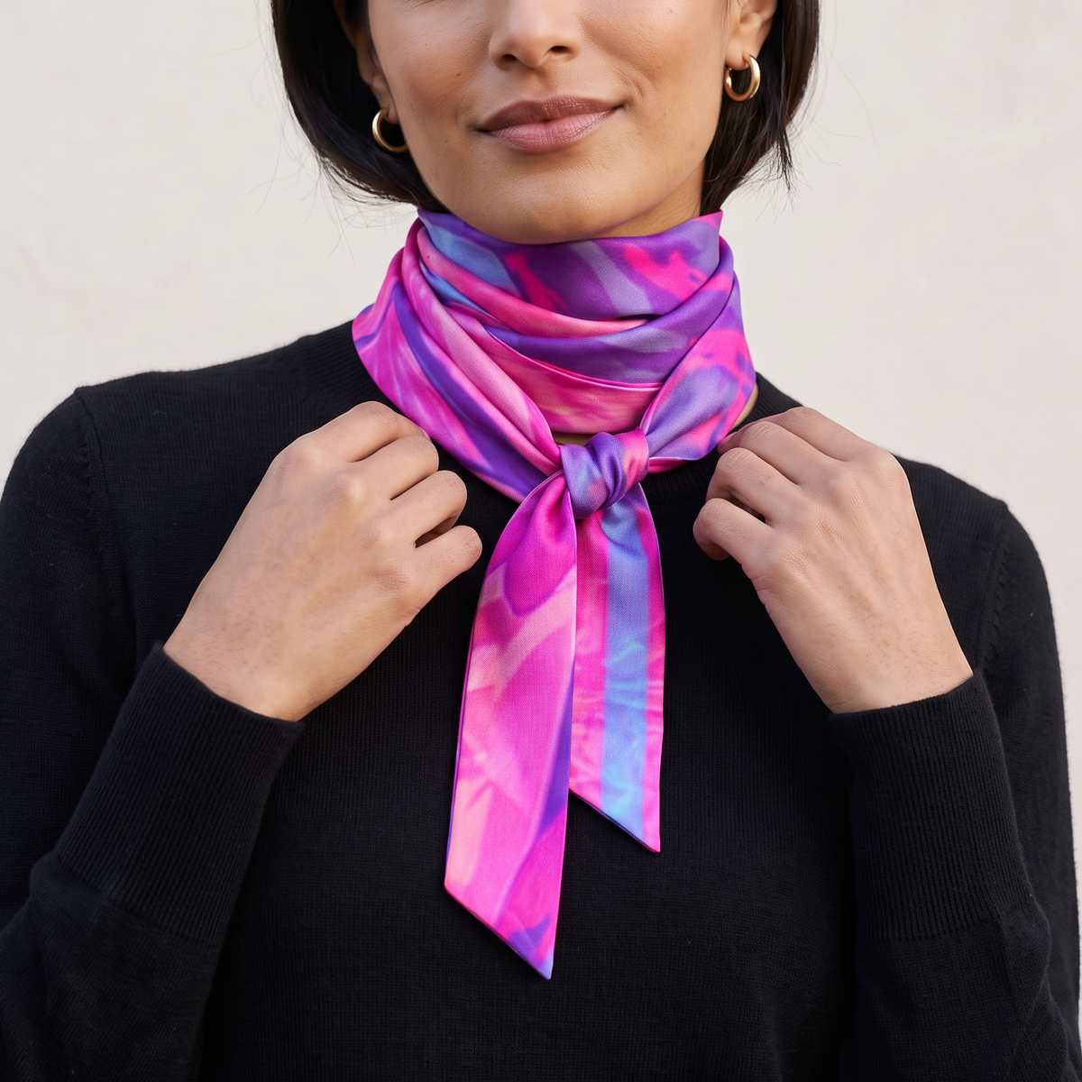 New Fuchsia: The Long Skinny Scarf