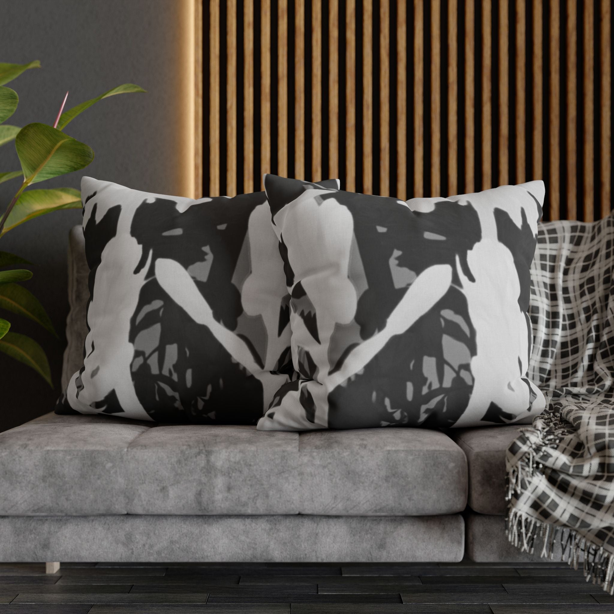 Modish Monochromes: Pillowcase