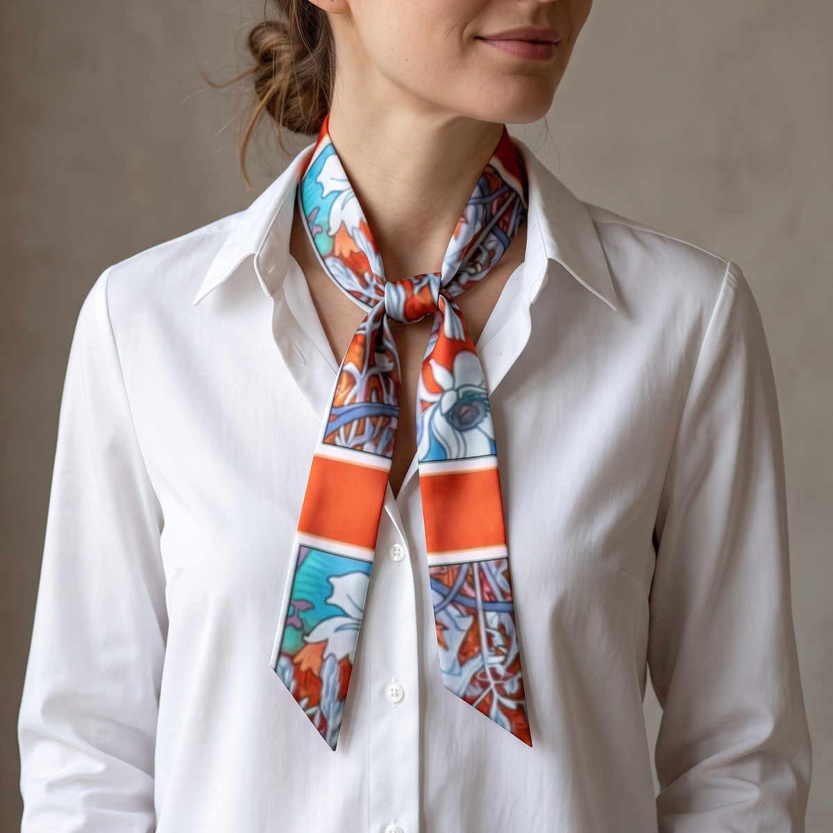 Nouveau Red: Twilly Scarf