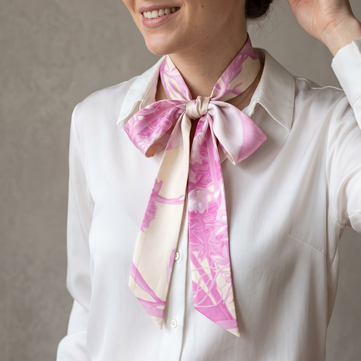 Prairie Pink: Skinny Scarf