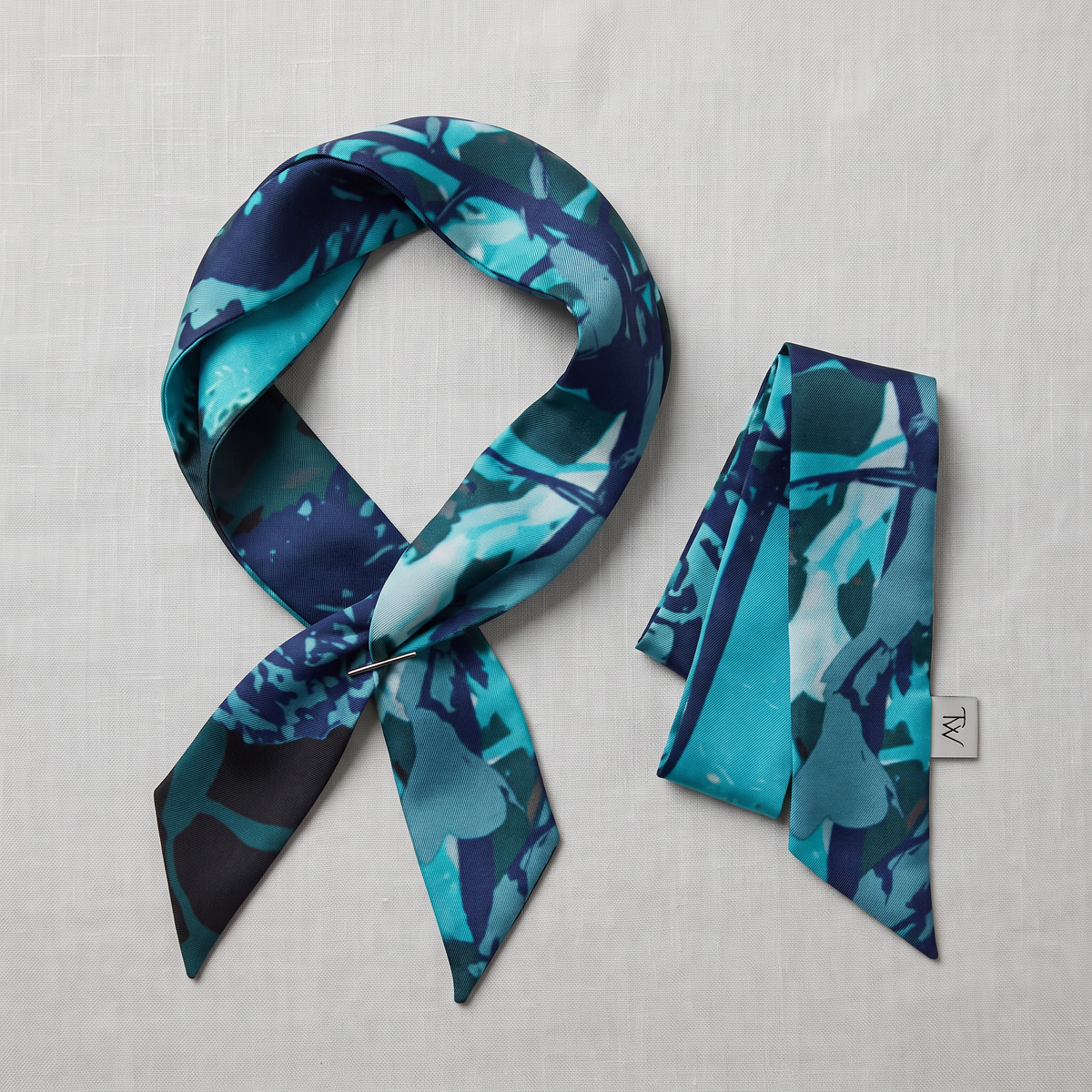 Teal: The Skinny Scarf