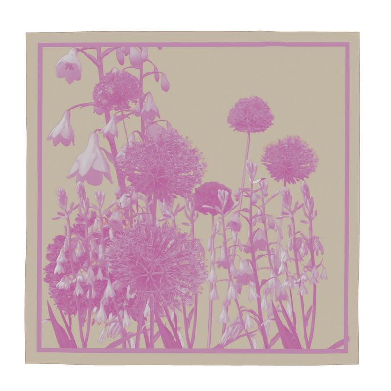 Prairie Pink: The Silk, Square Scarves