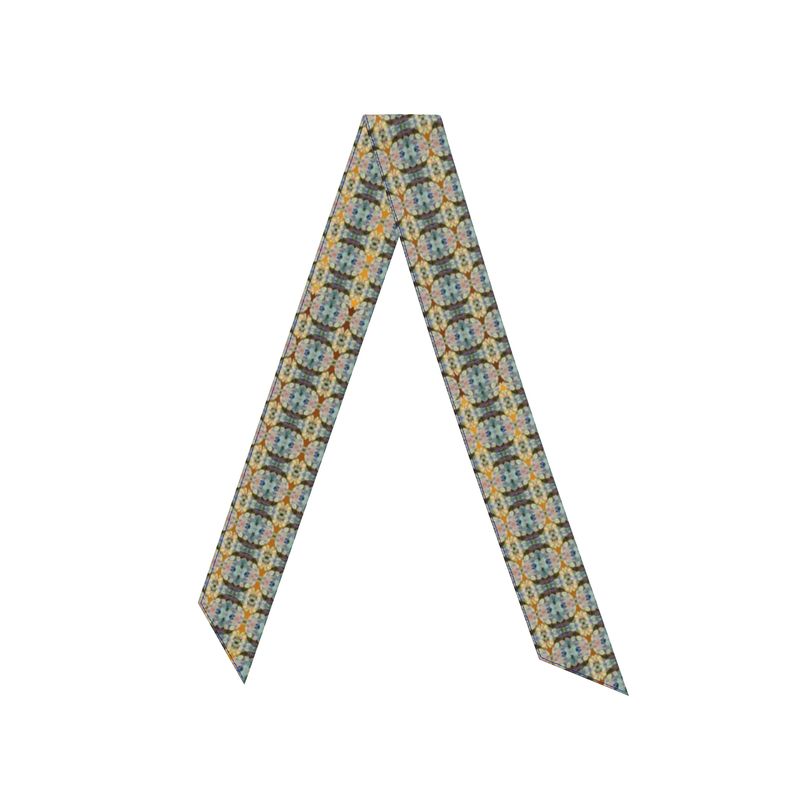 Tartan Hydrangea Buidhe: The Twilly Scarf