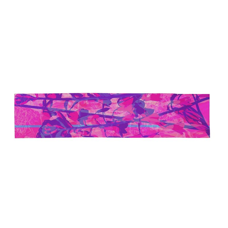 Fuchsia: Long Silk-Chiffon Scarf