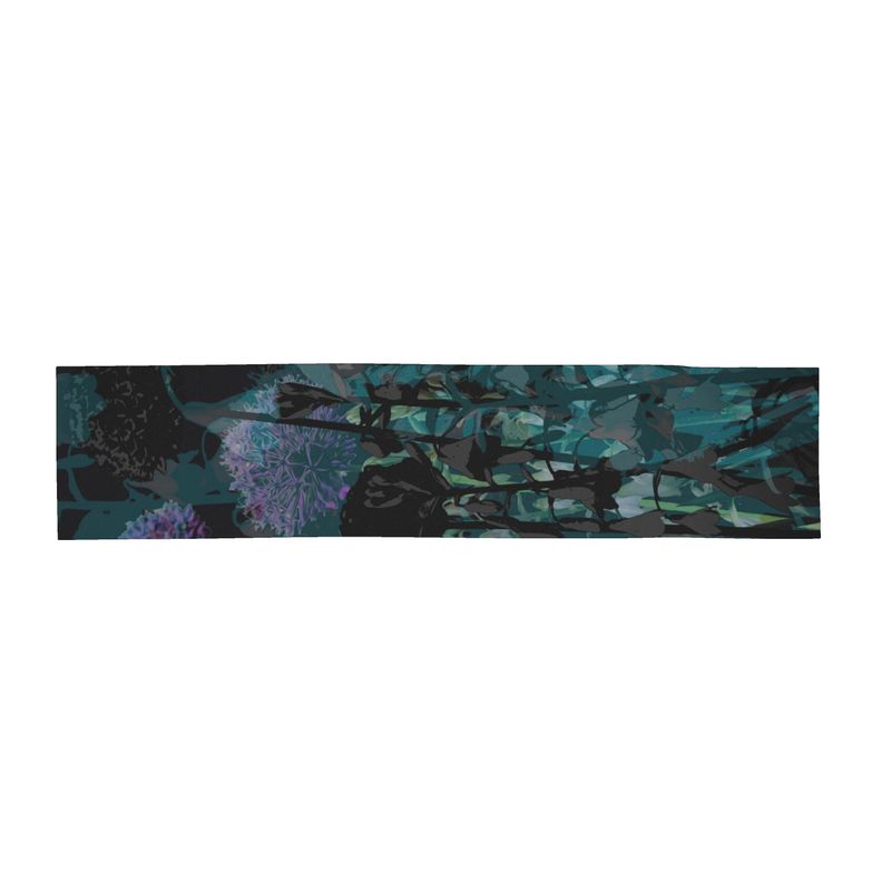 Obsidian: Long, Silk- Chiffon Scarf