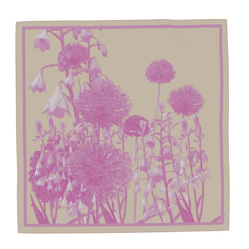 Prairie Pink: The Square Scarf in Cotton