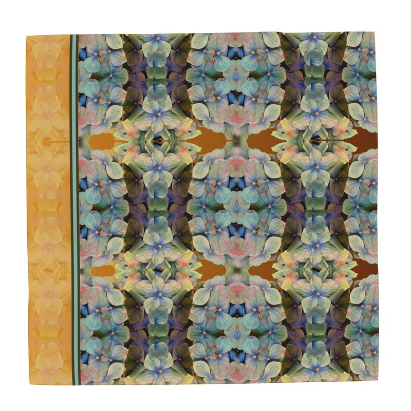 Tartan Hydrangea Buidhe: The Square Scarf