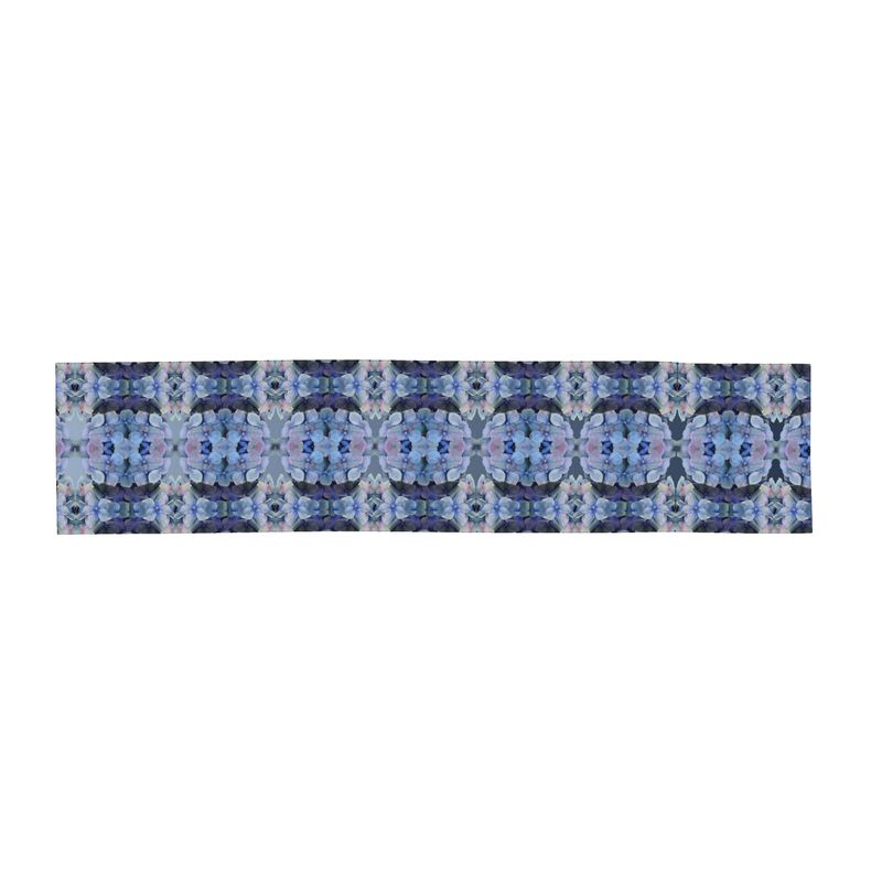 Tartan Hydrangea Gorm: The Long Scarf