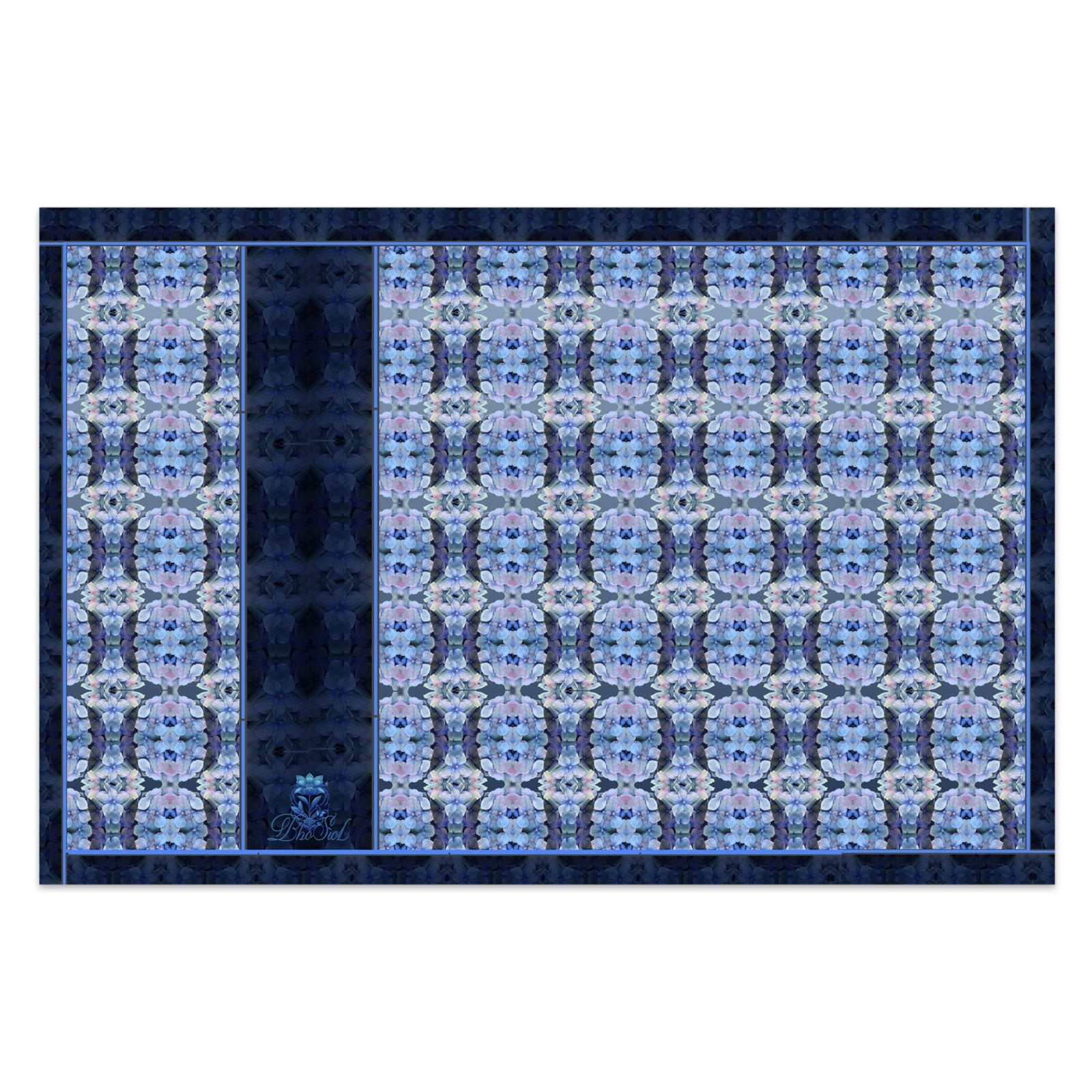 Tartan Hydrangea Gorm: The Classic Width, Sarong