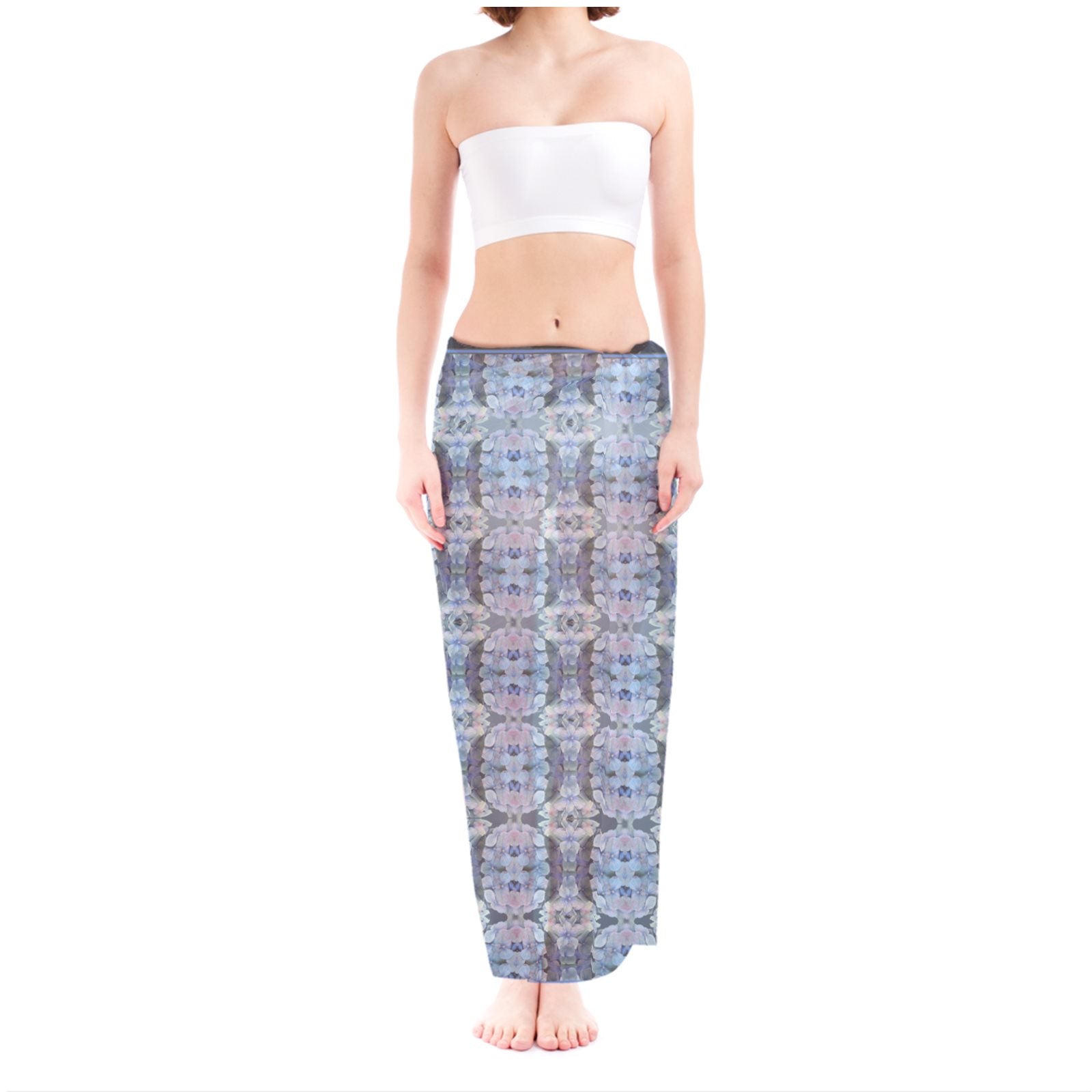 Tartan Hydrangea Gorm: The Classic Width, Sarong