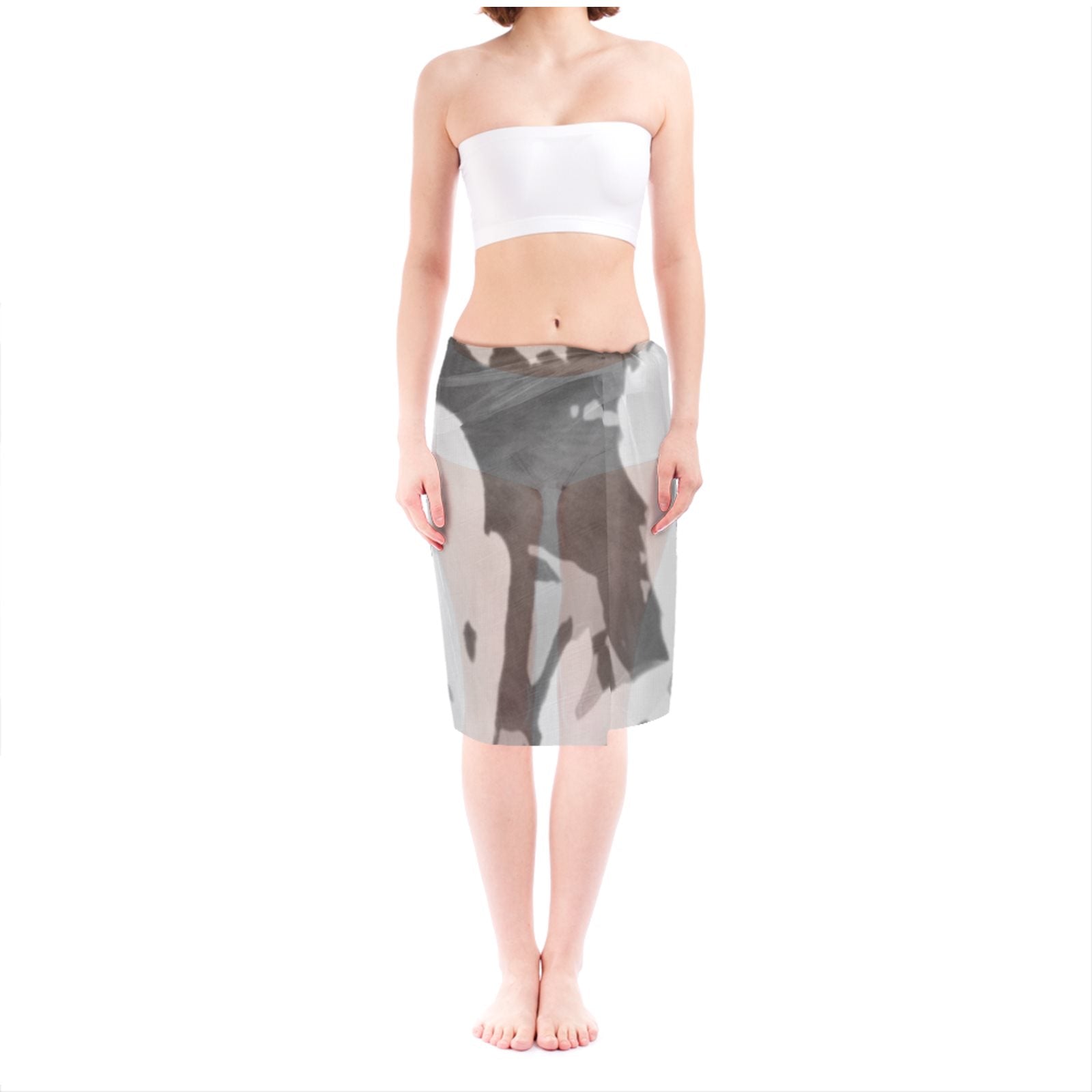 Amazing Grey: The Classic Width, Shorter Sarong