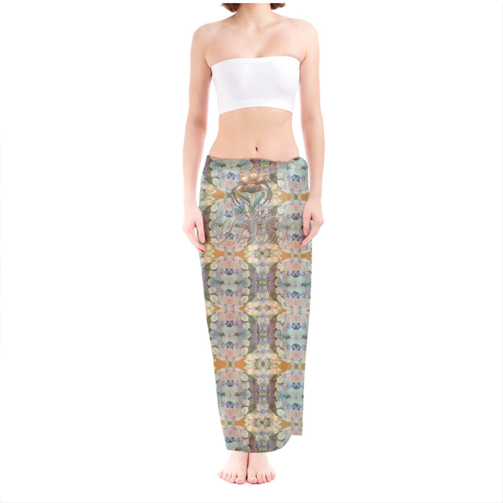 Tartan Hydrangea Buidhe: The Classic Width, Long Sarong