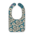 Teal Poppies: Premium Baby Bib
