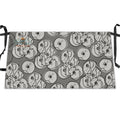Waist Apron: Grey Poppies