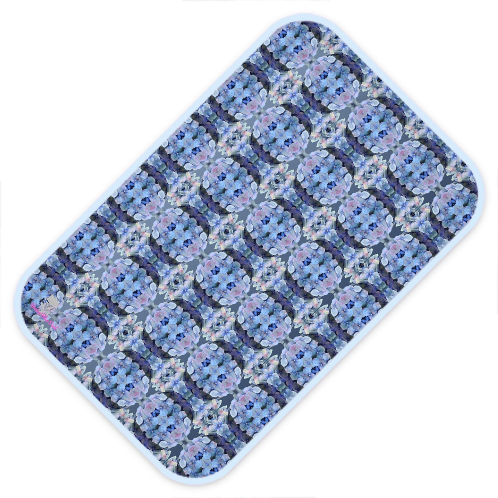 Tartan Hydrangea Gorm: Baby Changing Mats