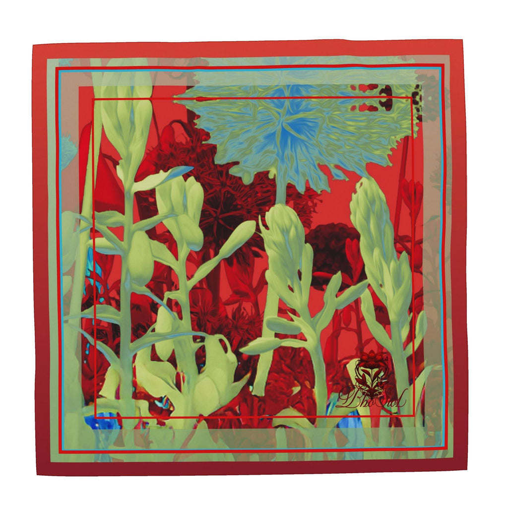 A’ ghrian Dearg: Square Scarf