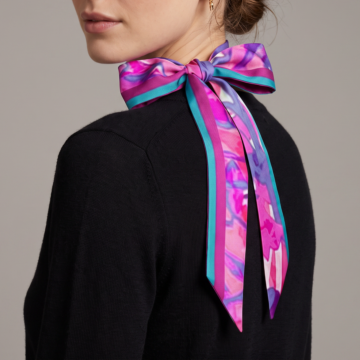 New Fuchsia: The Skinny Scarf