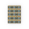 Tartan Hydrangeas Buide: Hard Backed Notebook