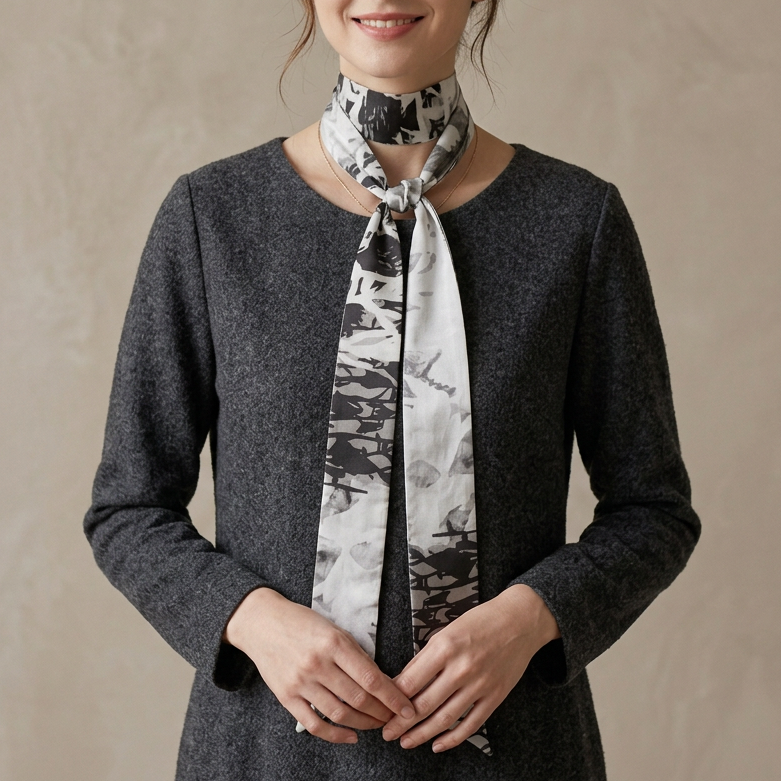 Amazing Grey: The Skinny Scarf