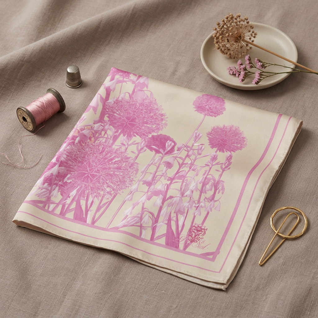 New Prairie Pink: The Square Scarf