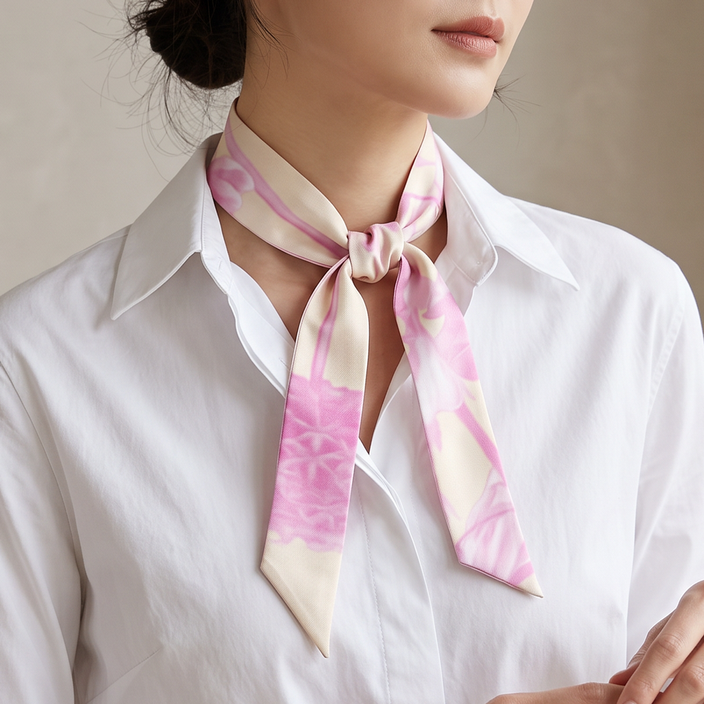 New Prairie Pink: The Twilly Scarf