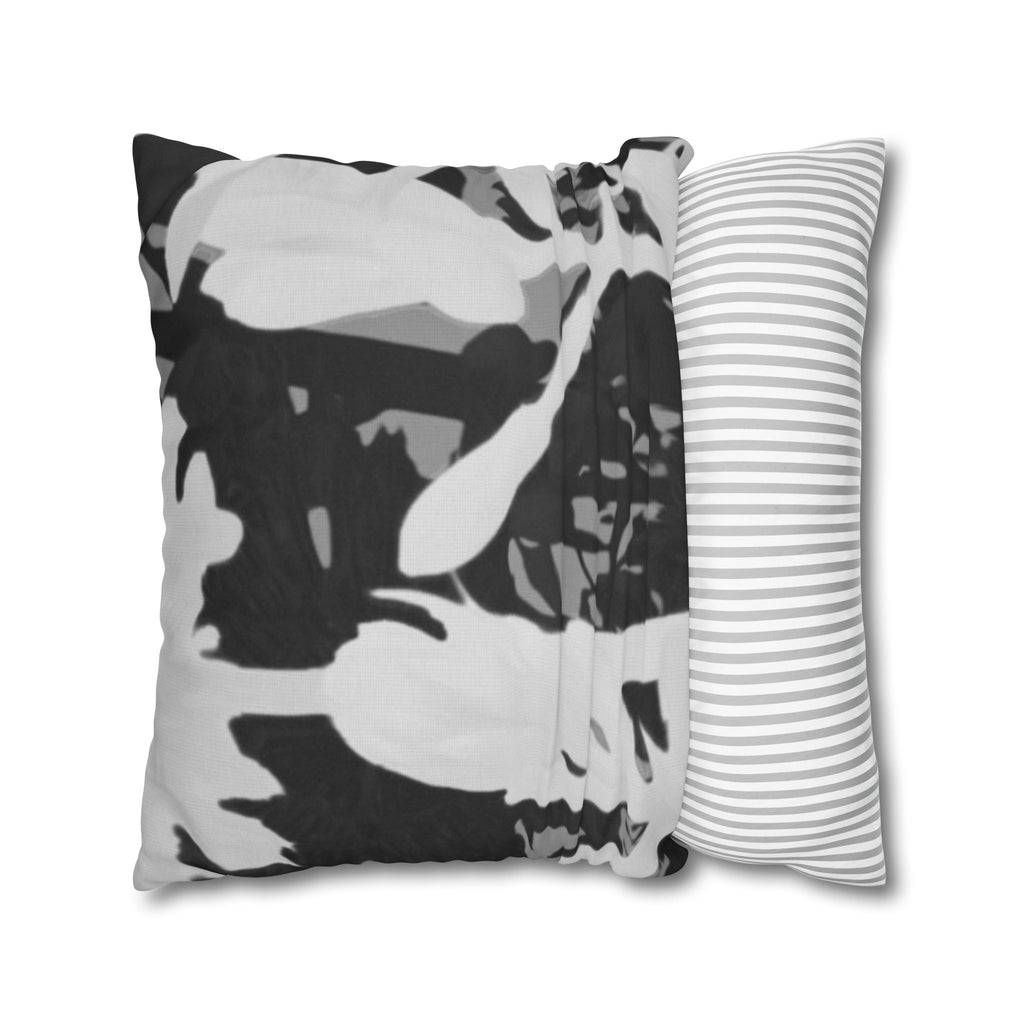 Modish Monochromes: Pillowcase