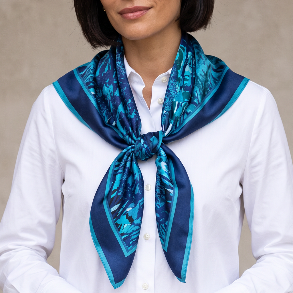 Teal: The Square Scarf