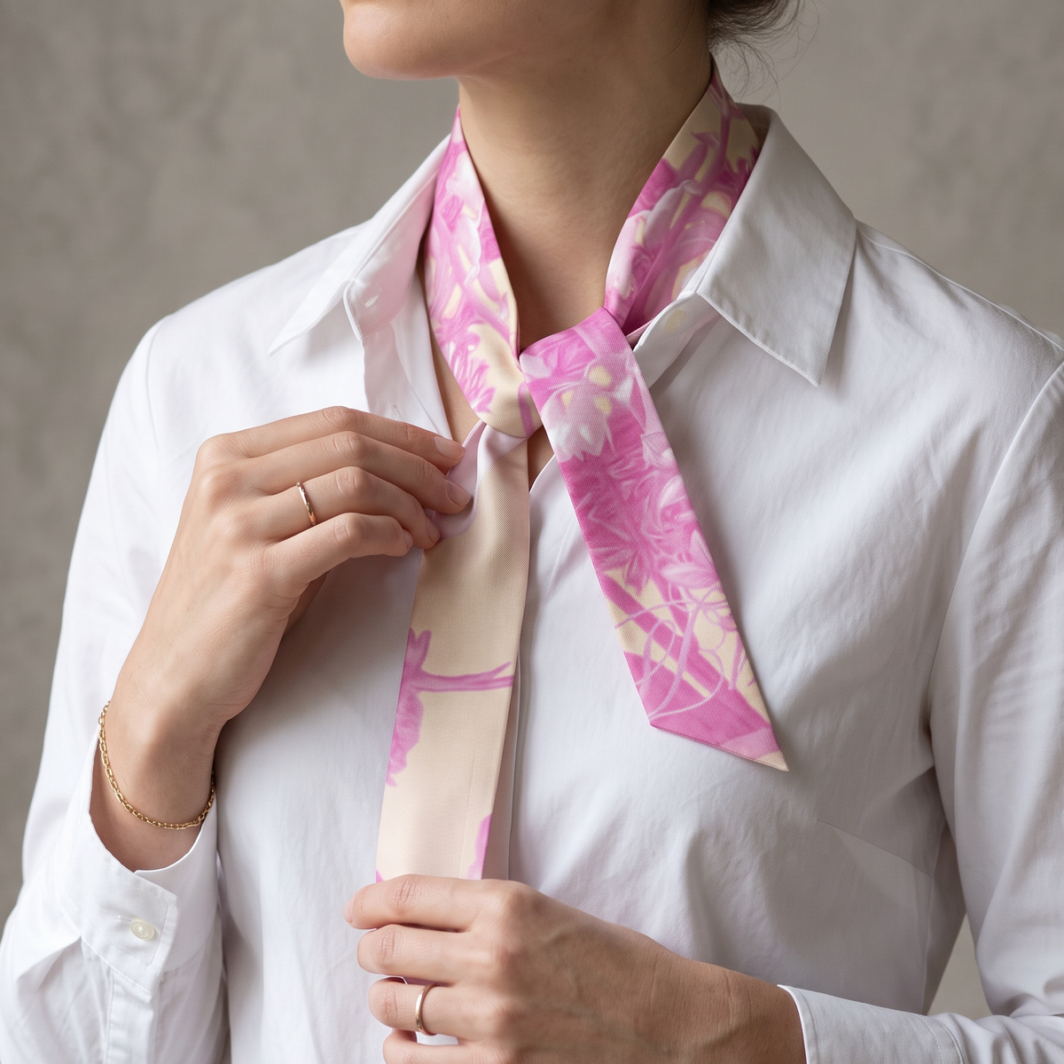 New Prairie Pink: The Twilly Scarf