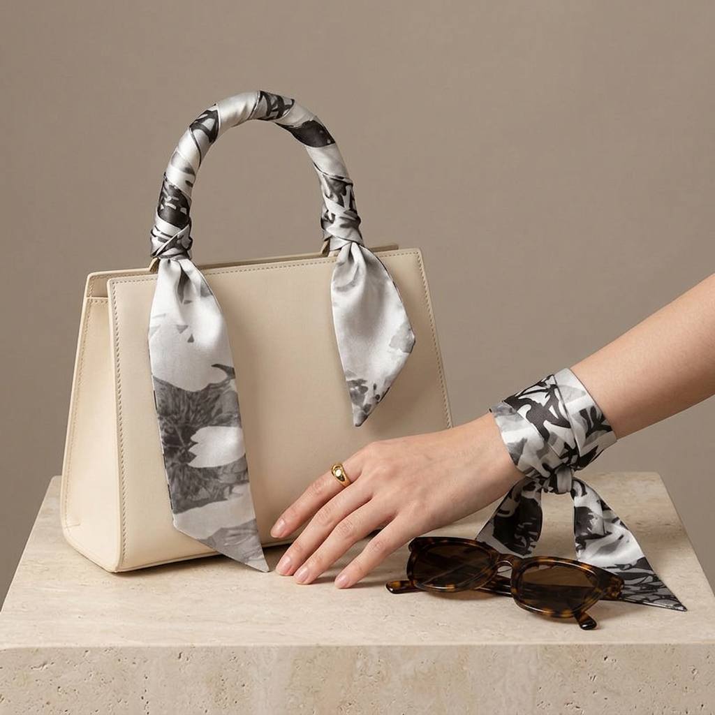 Amazing Grey: The Twilly Scarf