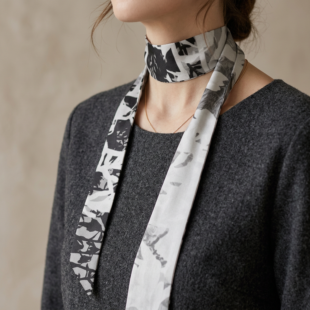 Amazing Grey: The Skinny Scarf