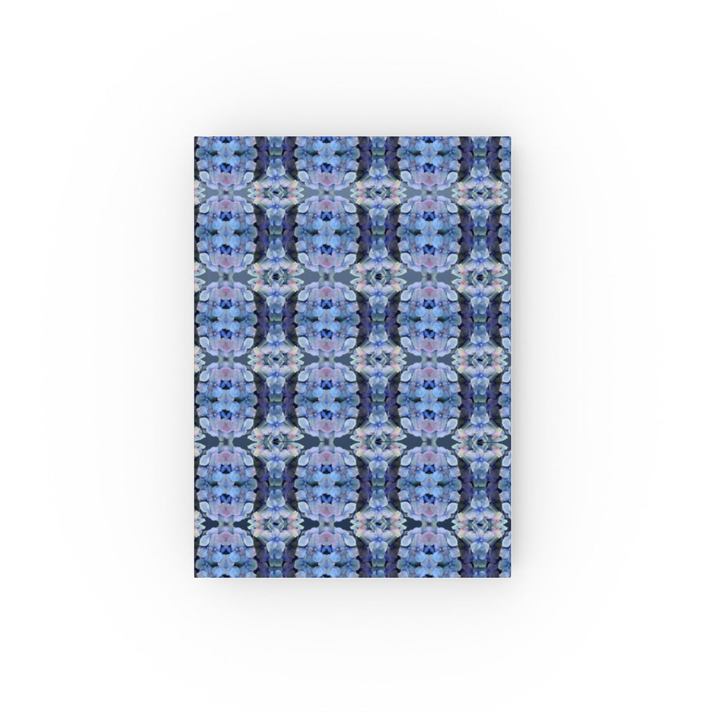 Tartan Hydrangea Gorm: Hard Backed Notebook