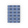 Tartan Hydrangea Gorm: Hard Backed Notebook