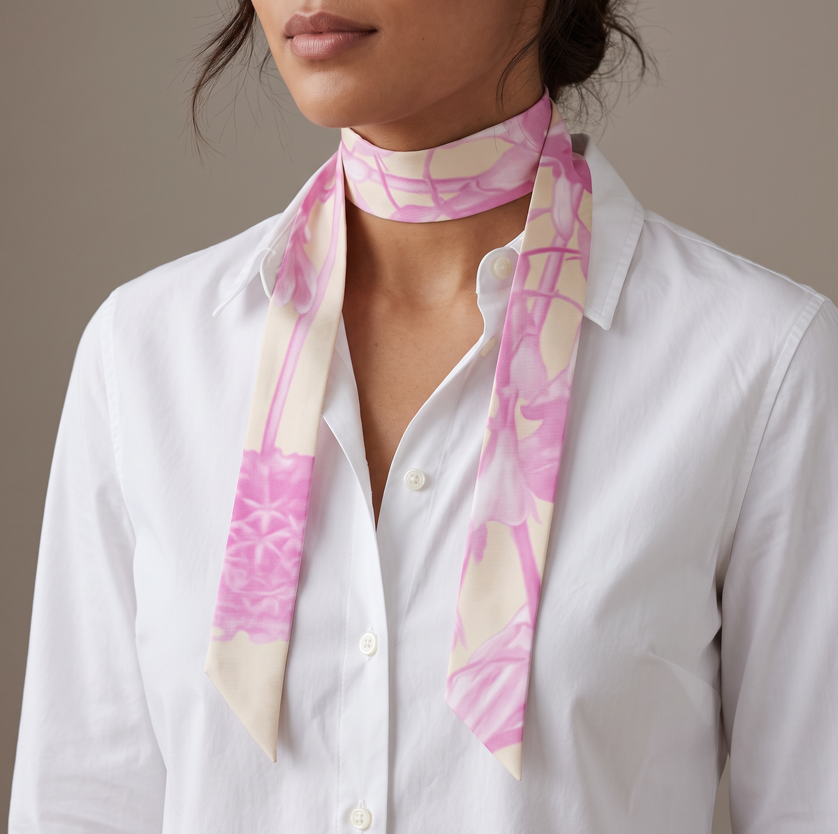 Prairie Pink: Skinny Scarf