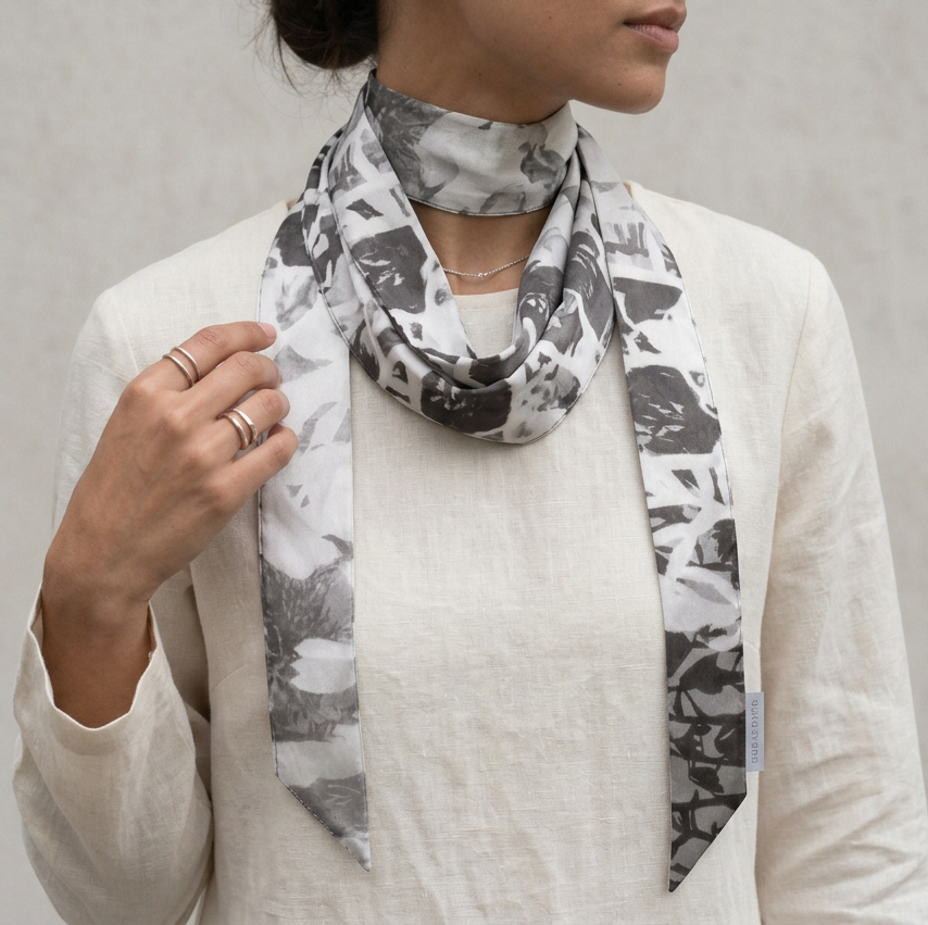 Amazing Grey: The Skinny Scarf
