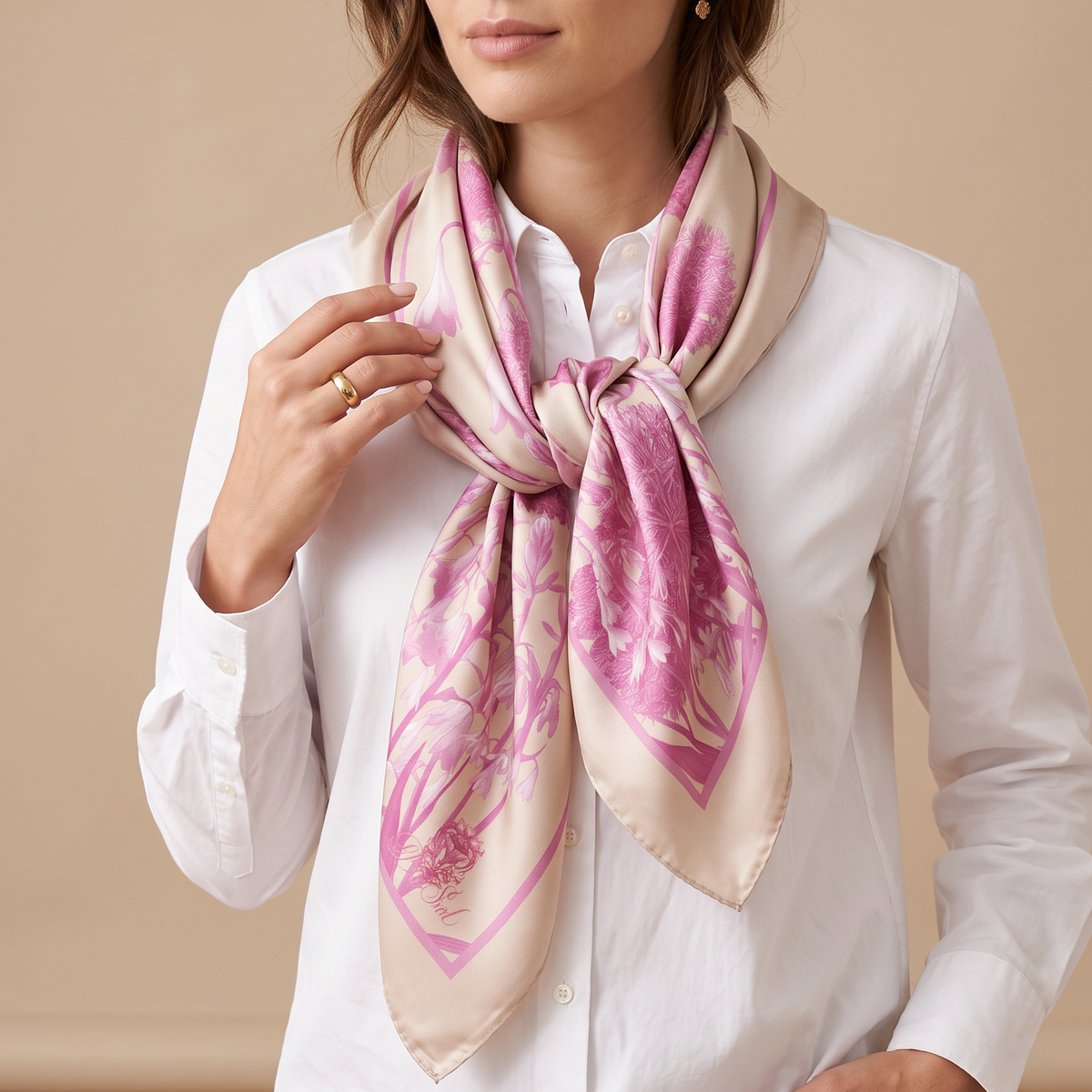 New Prairie Pink: The Square Scarf