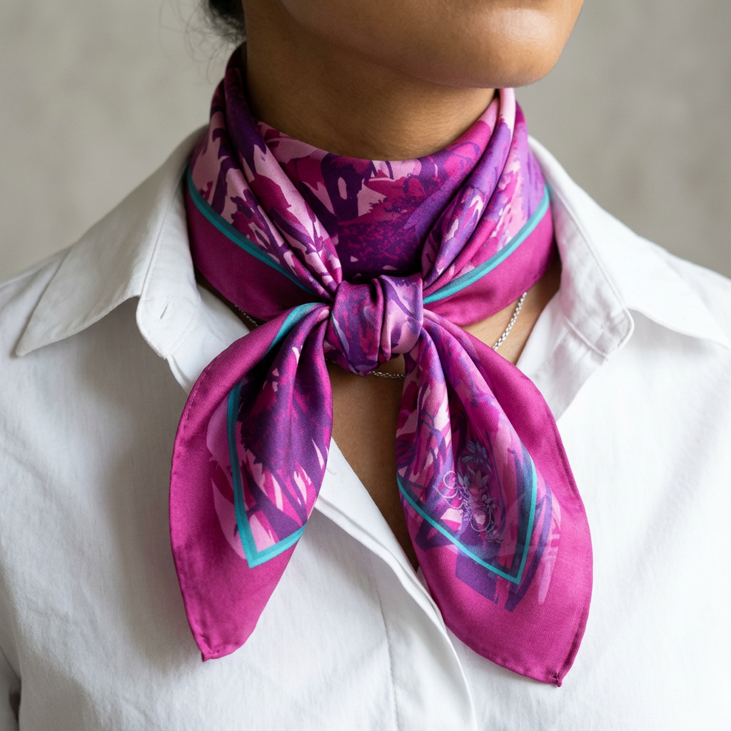 Fuchsia: The Square Scarf