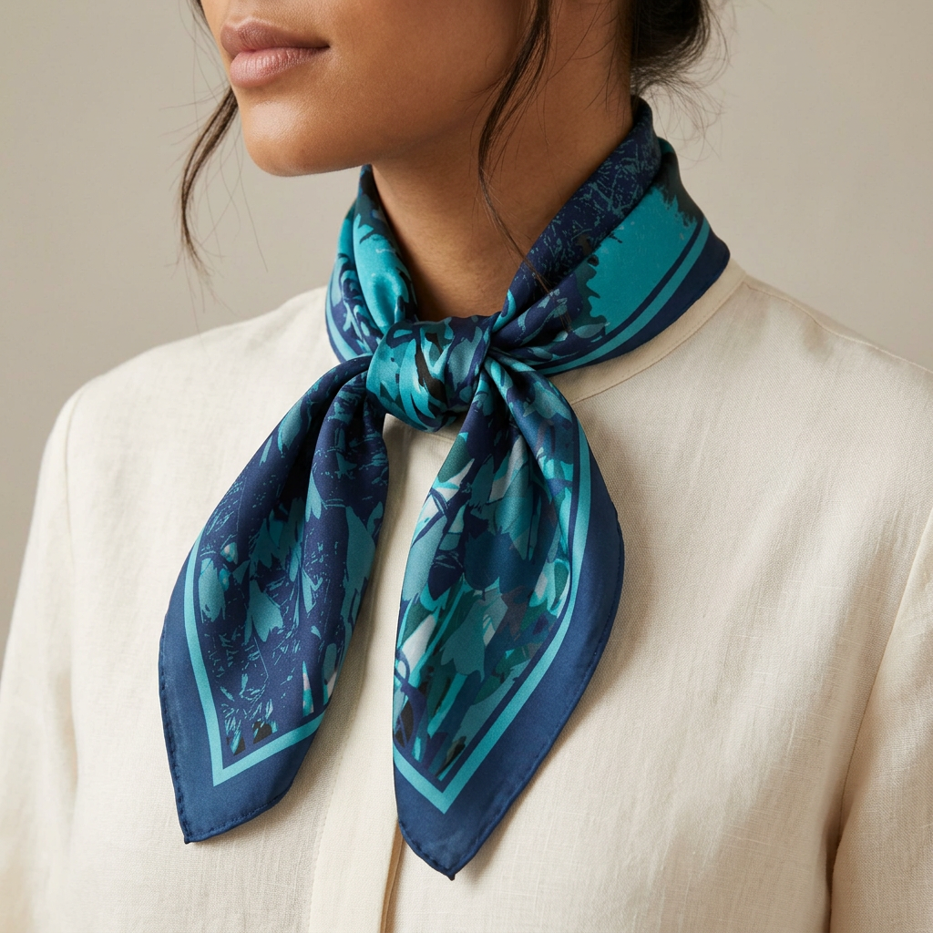 Teal: The Square Scarf