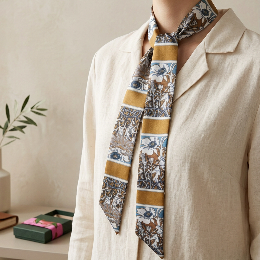 Nouveau Hazel: Skinny Scarf