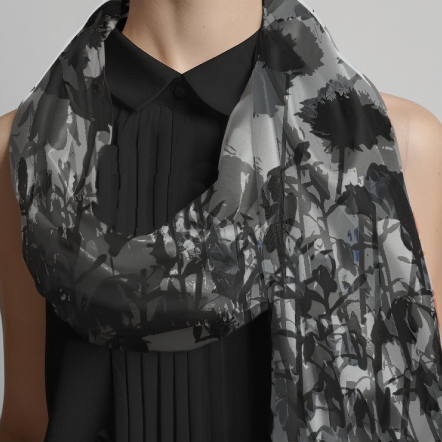 Amazing Grey: The Square Scarf 115