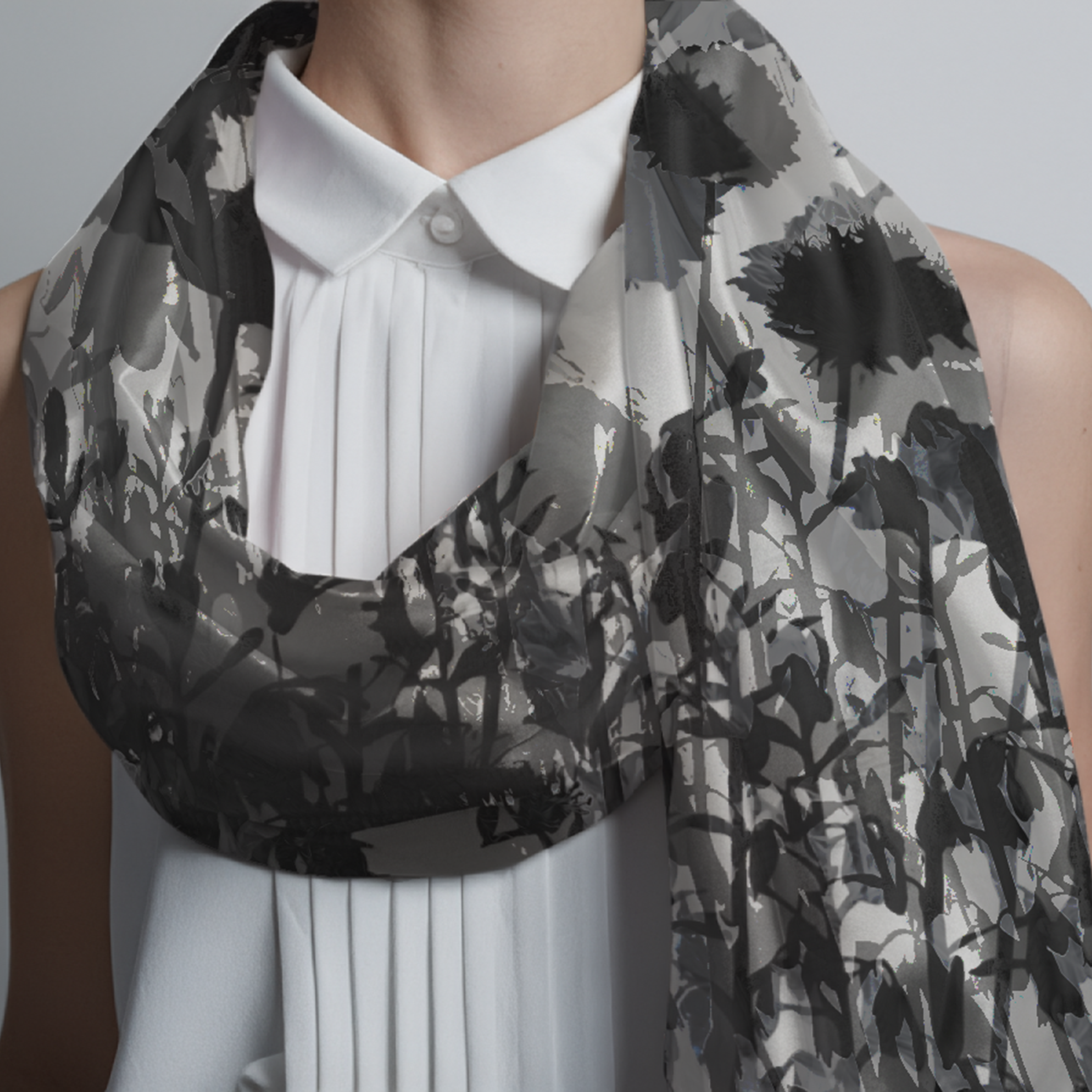 Amazing Grey: The Square Scarf 115
