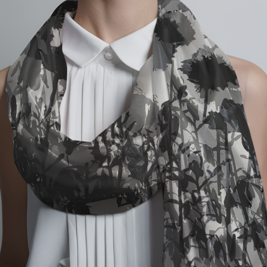 Amazing Grey: The Square Scarf 115