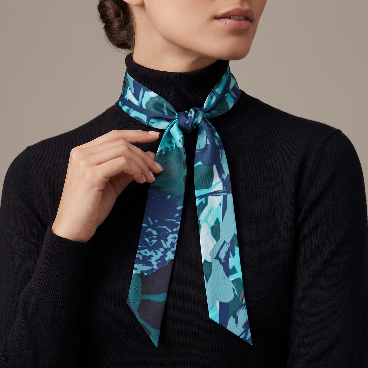 Teal: The Twilly Scarf